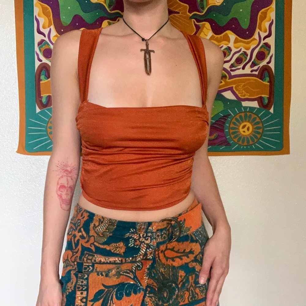 Urban Outfitters Orange Tank